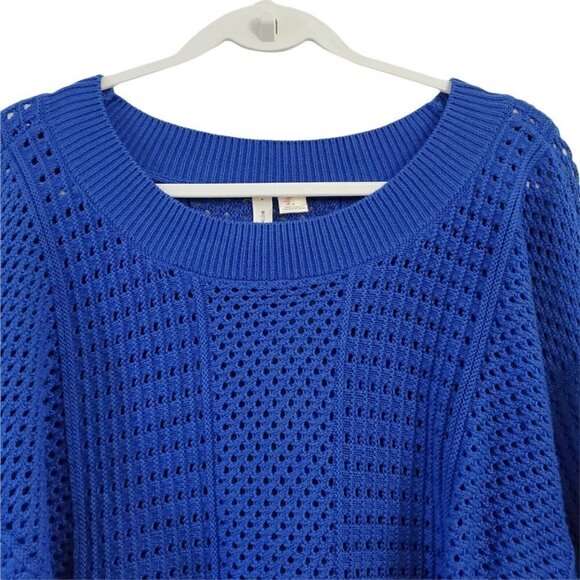 Moth Anthropologie Cobalt Sweater Small Blue Reese Kimono‎ Dolman Sleeve - Picture 4 of 12